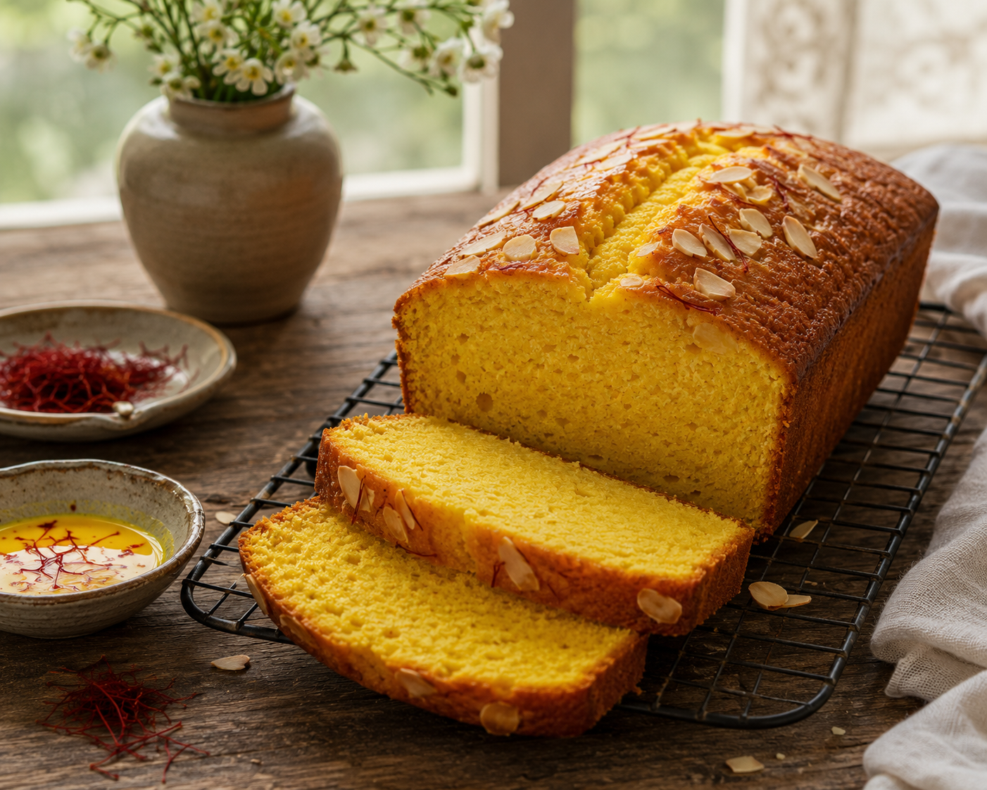 Saffron Loaf Cake